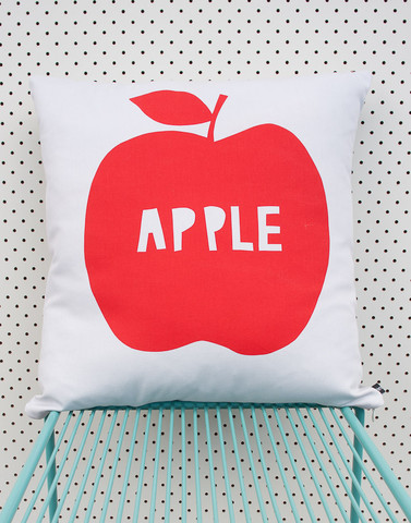 Juicy Red Apple Cushion Cover