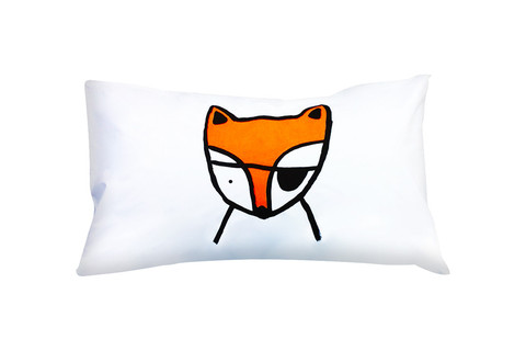 Orange Fox Pillowcase - Single